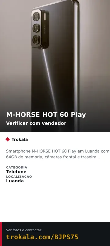 Cartão do anúncio: M-HORSE HOT 60 Play
