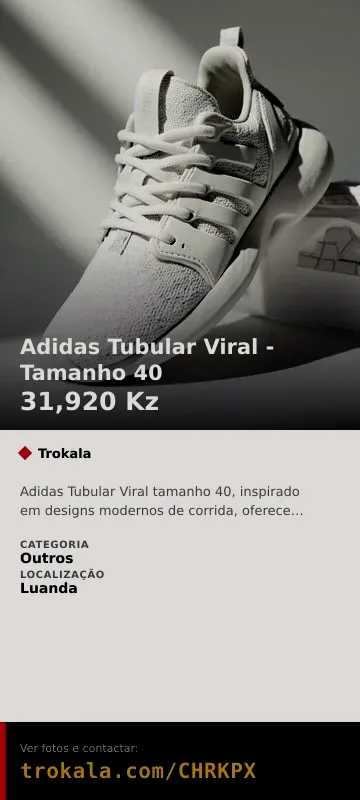 Cartão do anúncio: Adidas Tubular Viral - Tamanho 40