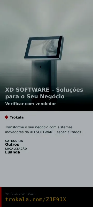 Cartão do anúncio: XD SOFTWARE – Soluções para o Seu Negócio