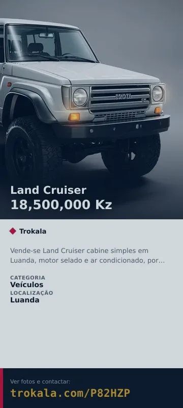 Cartão do anúncio: Land Cruiser