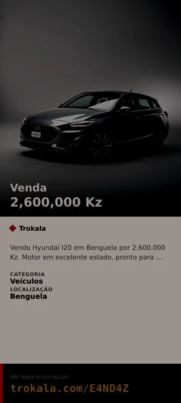 Cartão do anúncio: Venda