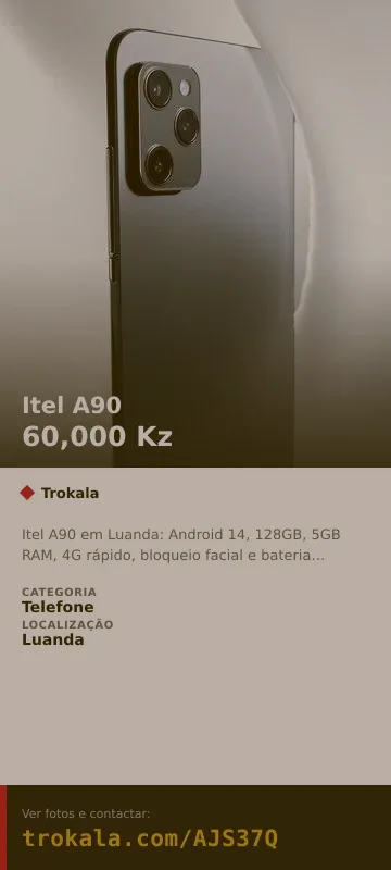 Cartão do anúncio: Itel A90