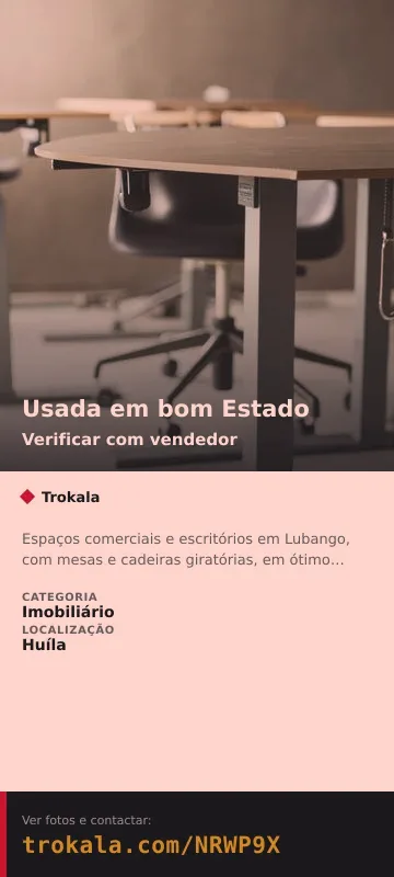 Cartão do anúncio: Usada em bom Estado