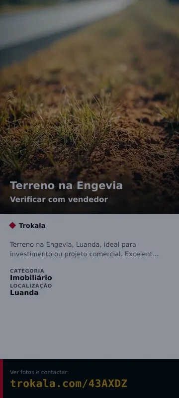 Cartão do anúncio: Terreno na Engevia
