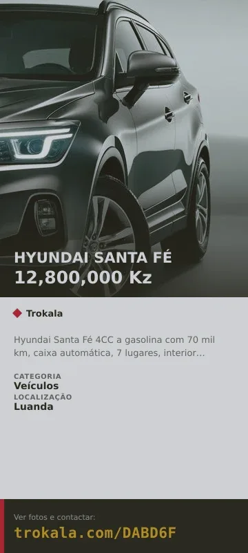 Cartão do anúncio: HYUNDAI SANTA FÉ