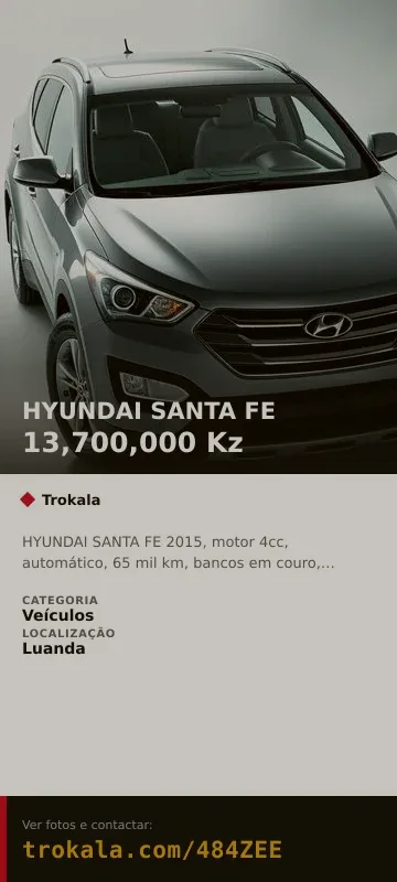 Cartão do anúncio: HYUNDAI SANTA FE