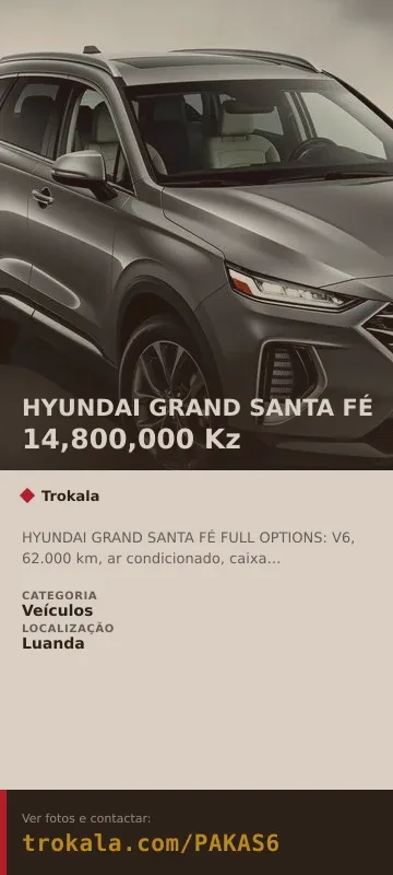Cartão do anúncio: HYUNDAI GRAND SANTA FÉ
