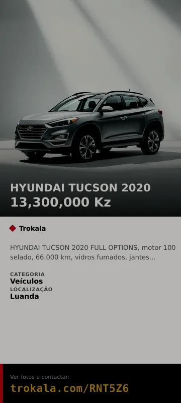 Cartão do anúncio: HYUNDAI TUCSON 2020