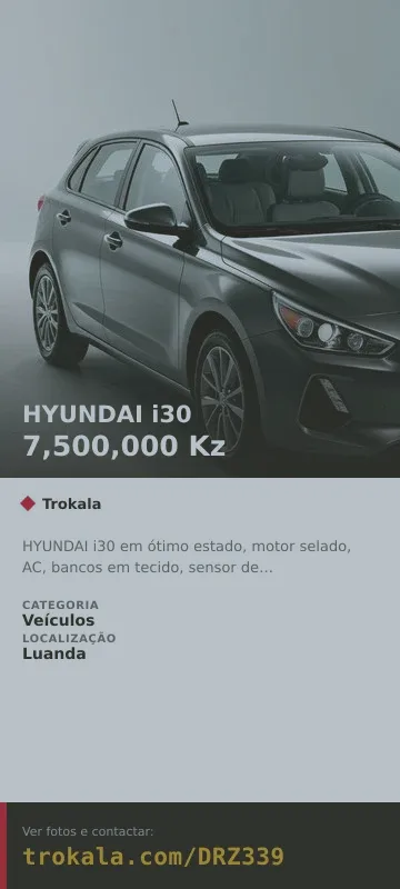 Cartão do anúncio: HYUNDAI i30