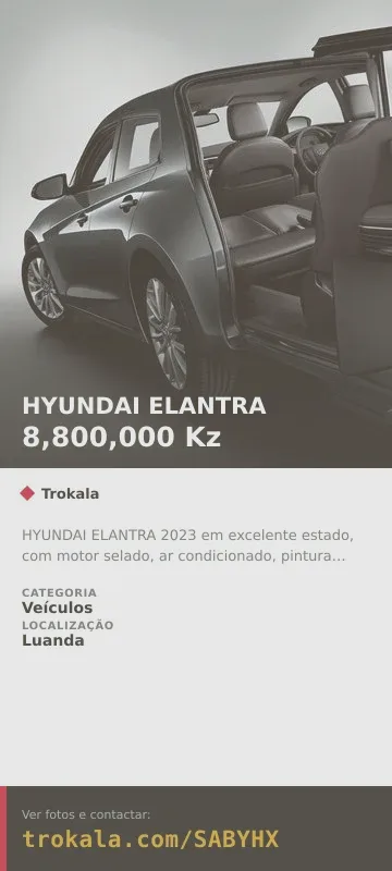 Cartão do anúncio: HYUNDAI ELANTRA
