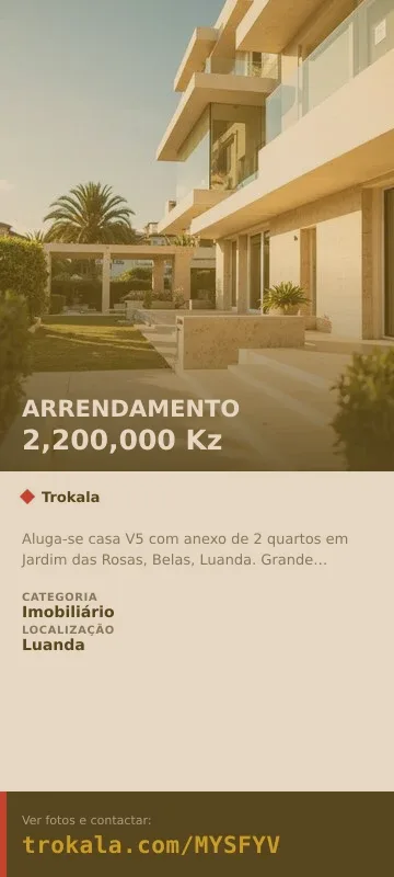 Cartão do anúncio: ARRENDAMENTO