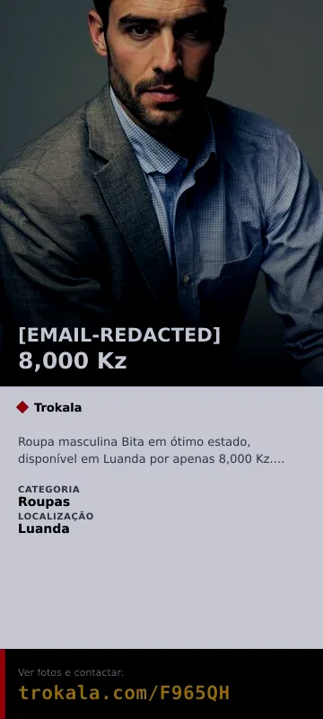 Cartão do anúncio: [EMAIL-REDACTED]