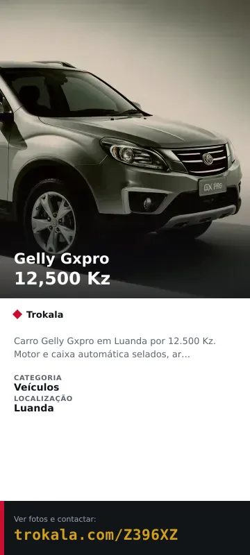 Cartão do anúncio: Gelly Gxpro