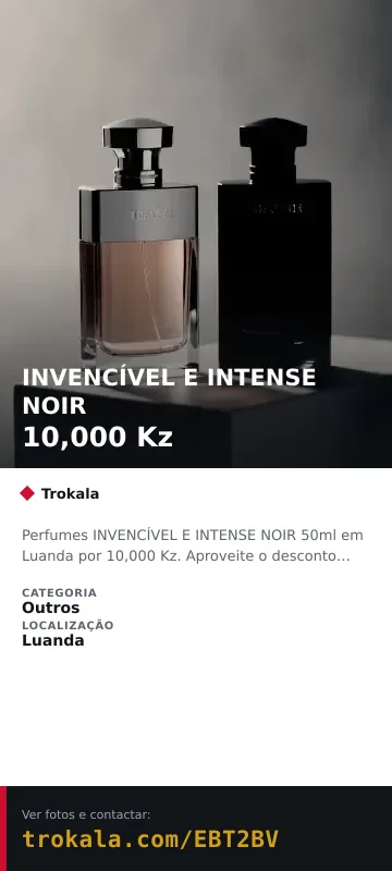 Cartão do anúncio: INVENCÍVEL E INTENSE NOIR