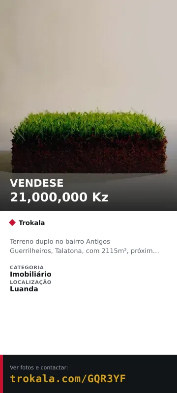 Cartão do anúncio: VENDESE