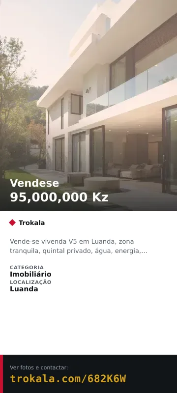 Cartão do anúncio: Vendese