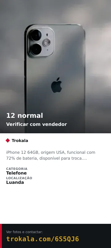 Cartão do anúncio: 12 normal