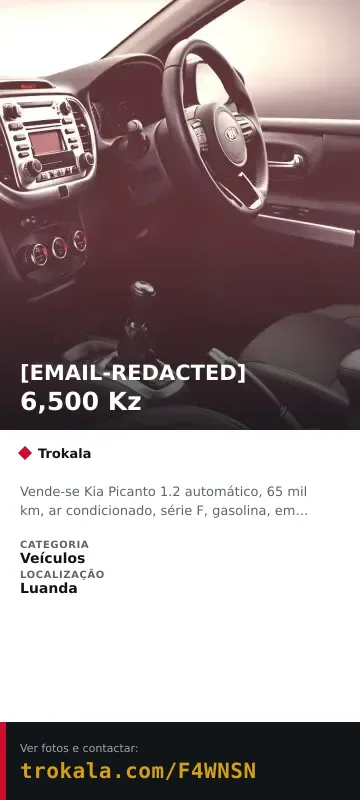 Cartão do anúncio: [EMAIL-REDACTED]