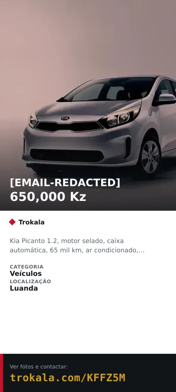 Cartão do anúncio: [EMAIL-REDACTED]